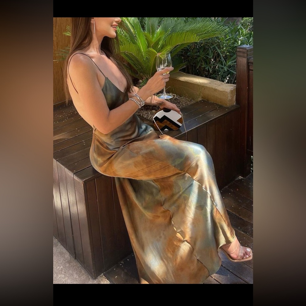 Elegant Multicolor Backless Dress from Commense - Picture 4 of 4